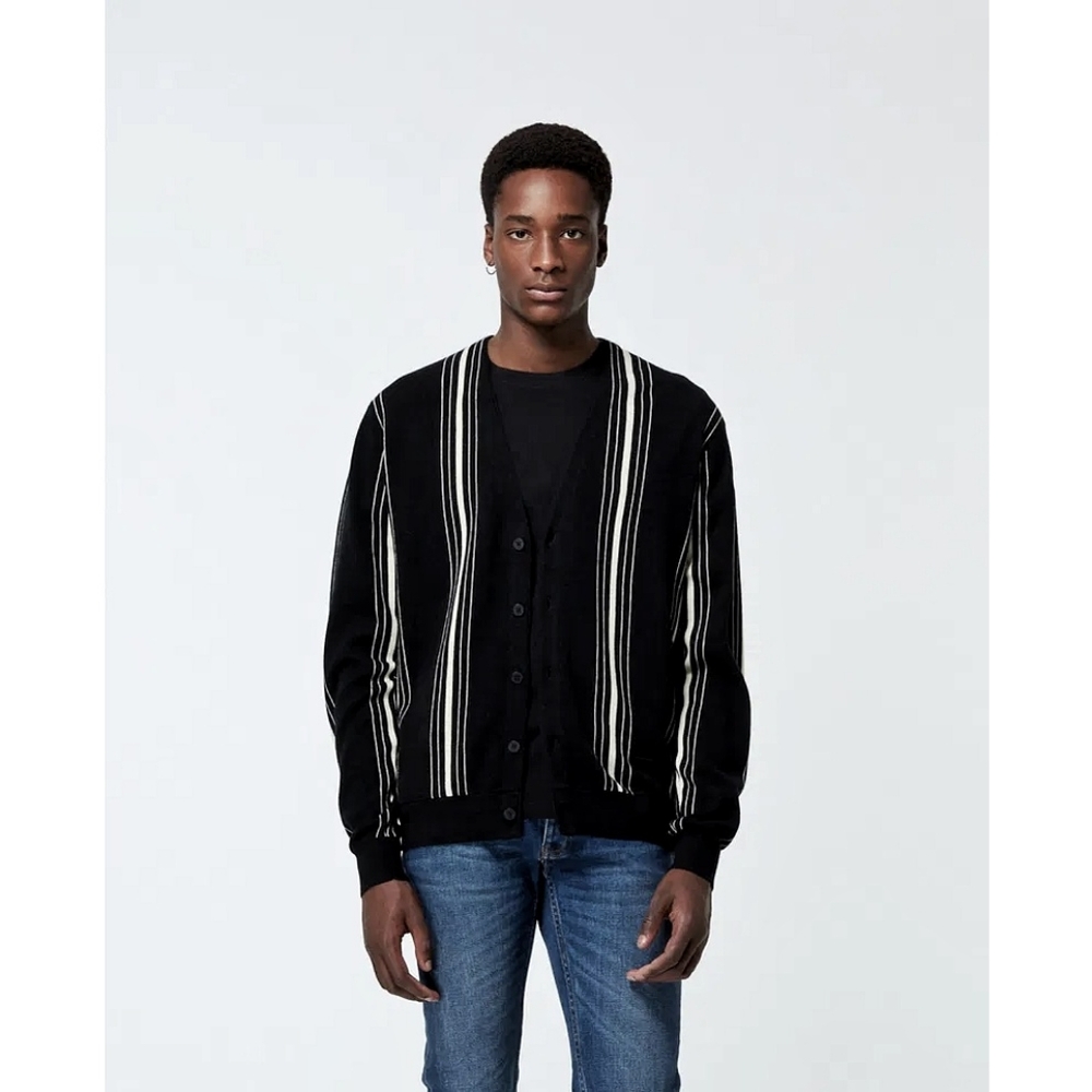 NWOT The Kooples Unisex Stripe Cotton Wool Cardigan